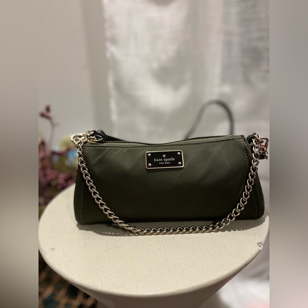 Nylon Chain-Link Shoulder Bag